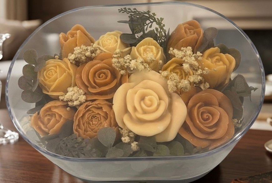 Medium Plexy box of flowers