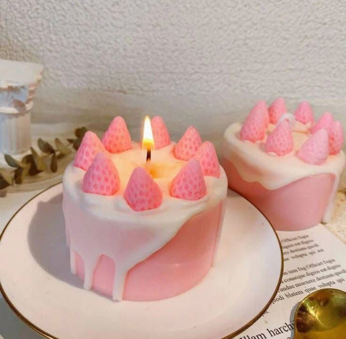 Cake of candle