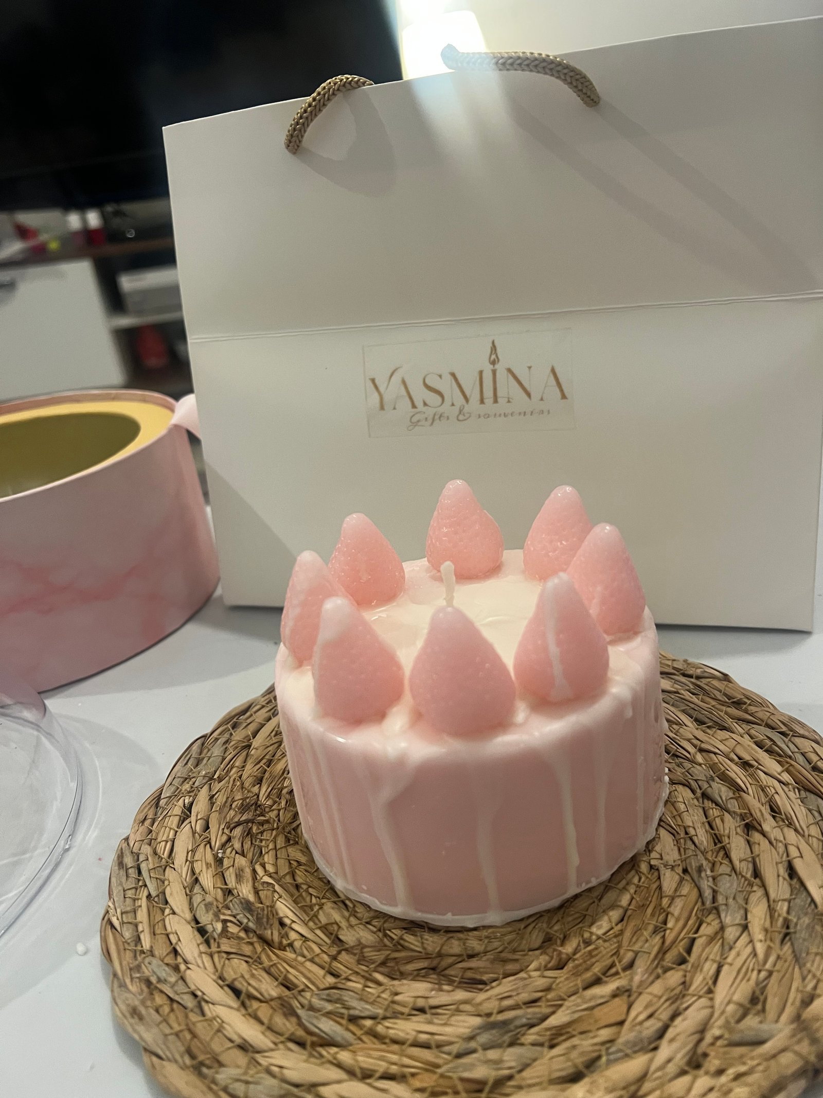 Cake of candle