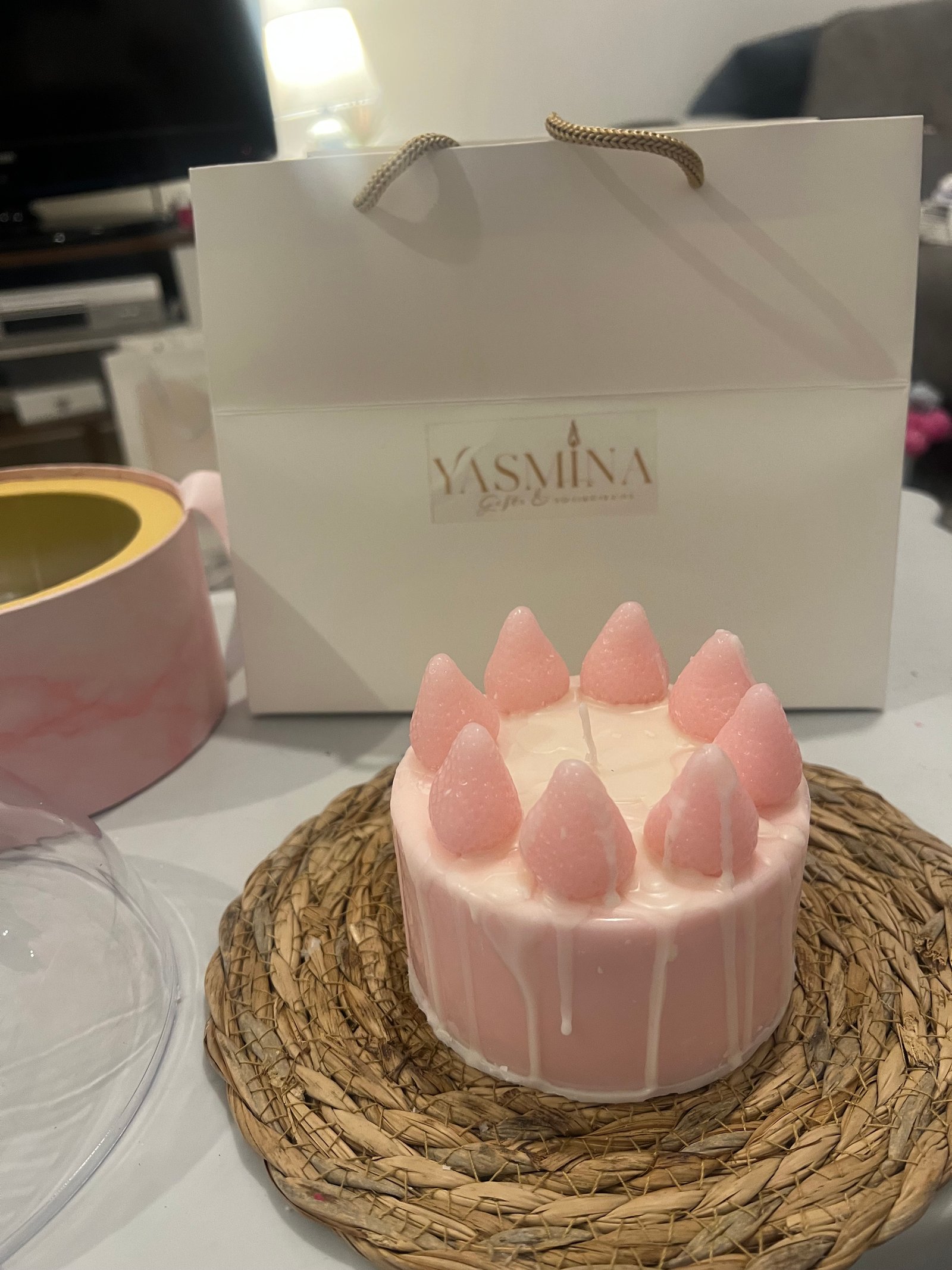 Cake of candle
